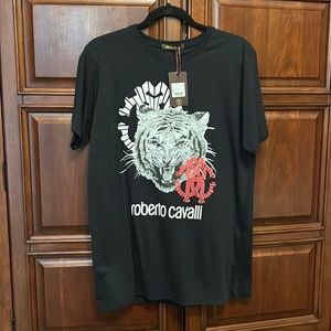 Black Roberto Cavallli Men’s T-shirt